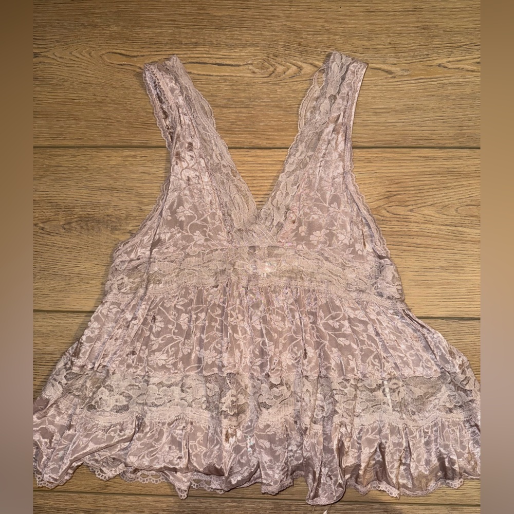 Free people lace tank top